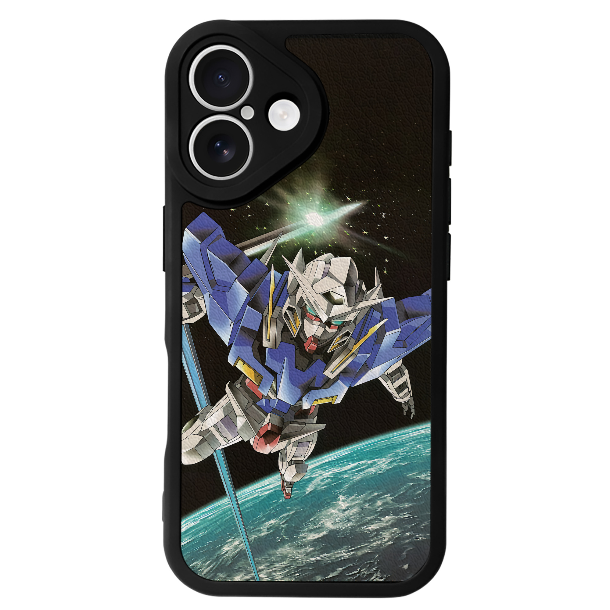 （画像用） 機動戦士ガンダム Mobile Suit Gundam 【iPhone 16シリーズ対応】シリコンスマホケース（レザー調） 材質：シリコン